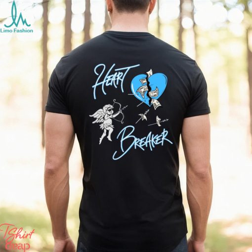 PLANET OF GRAPES   HEART BREAKER NAVY T SHIRT