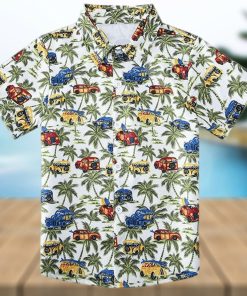 Palm Tree Cars Funny Toddler Hawaiian Shirt