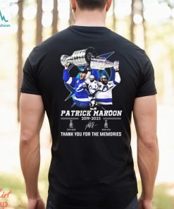 Patrick maroon 2019 2023 thank you for the memories signatures shirt