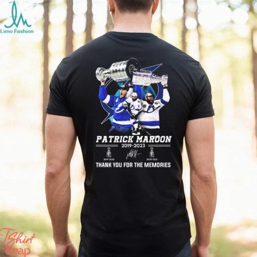 Patrick maroon 2019 2023 thank you for the memories signatures shirt