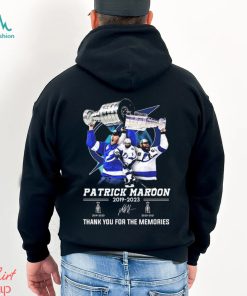 Patrick maroon 2019 2023 thank you for the memories signatures shirt