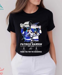 Patrick maroon 2019 2023 thank you for the memories signatures shirt