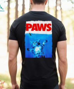 Paws cat and mouse in water shirt