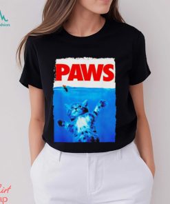 Paws cat and mouse in water shirt