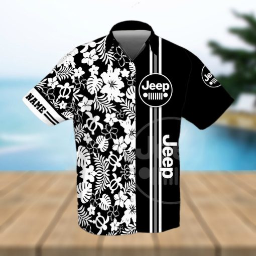 Personalized Bw Jeep Hawaiian Shirts