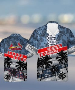 Personalized MLB St Louis Cardinals Palm Tree Style Hawaiian Shirt