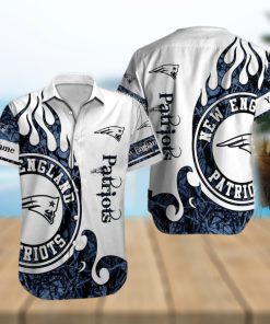 Personalized Nfl New England Patriots Hawaiian Shirt And Shorts Custom Name Hawaiian Shirts Aloha Shirts