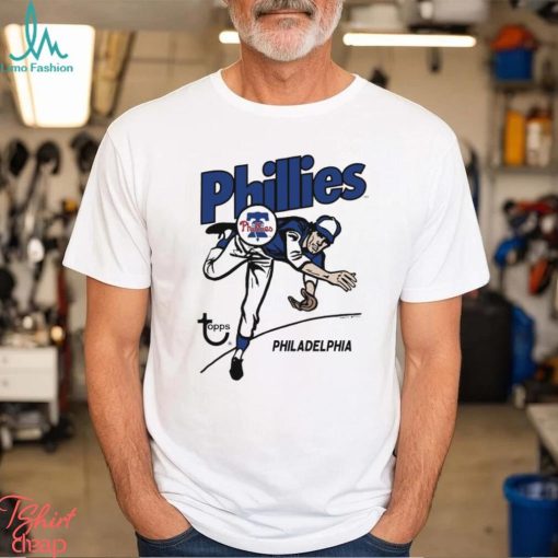 Philadelphia phillies topps baseball retro shirt