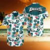 NFL Atlanta Falcons Hawaiian Shirt Stress Blessed Obsessed Tropical Palm Leaves Pattern