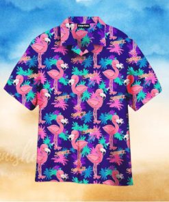 Pink Flamingo Hello Summer Hawaiian Shirt