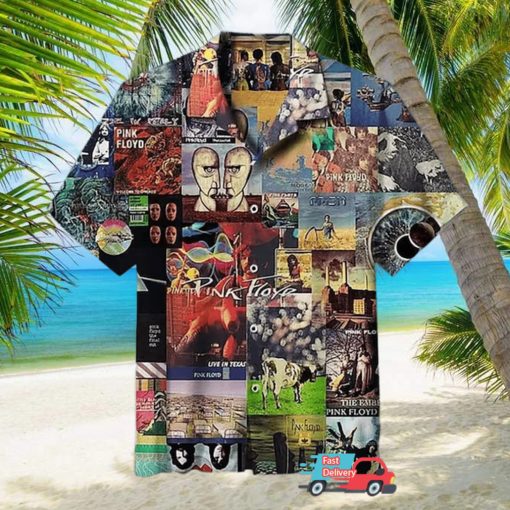 Pink Floyd Collage Universal Retro Hawaiian Shirt