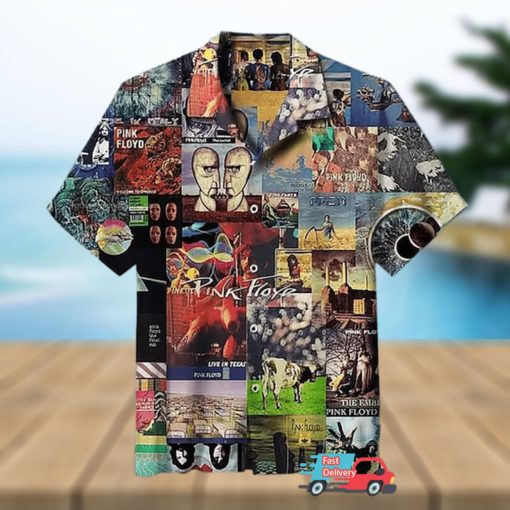 Pink Floyd Collage Universal Retro Hawaiian Shirt