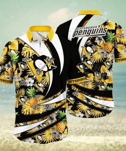 Pittsburgh Penguins NHL Flower Hawaiian Shirt