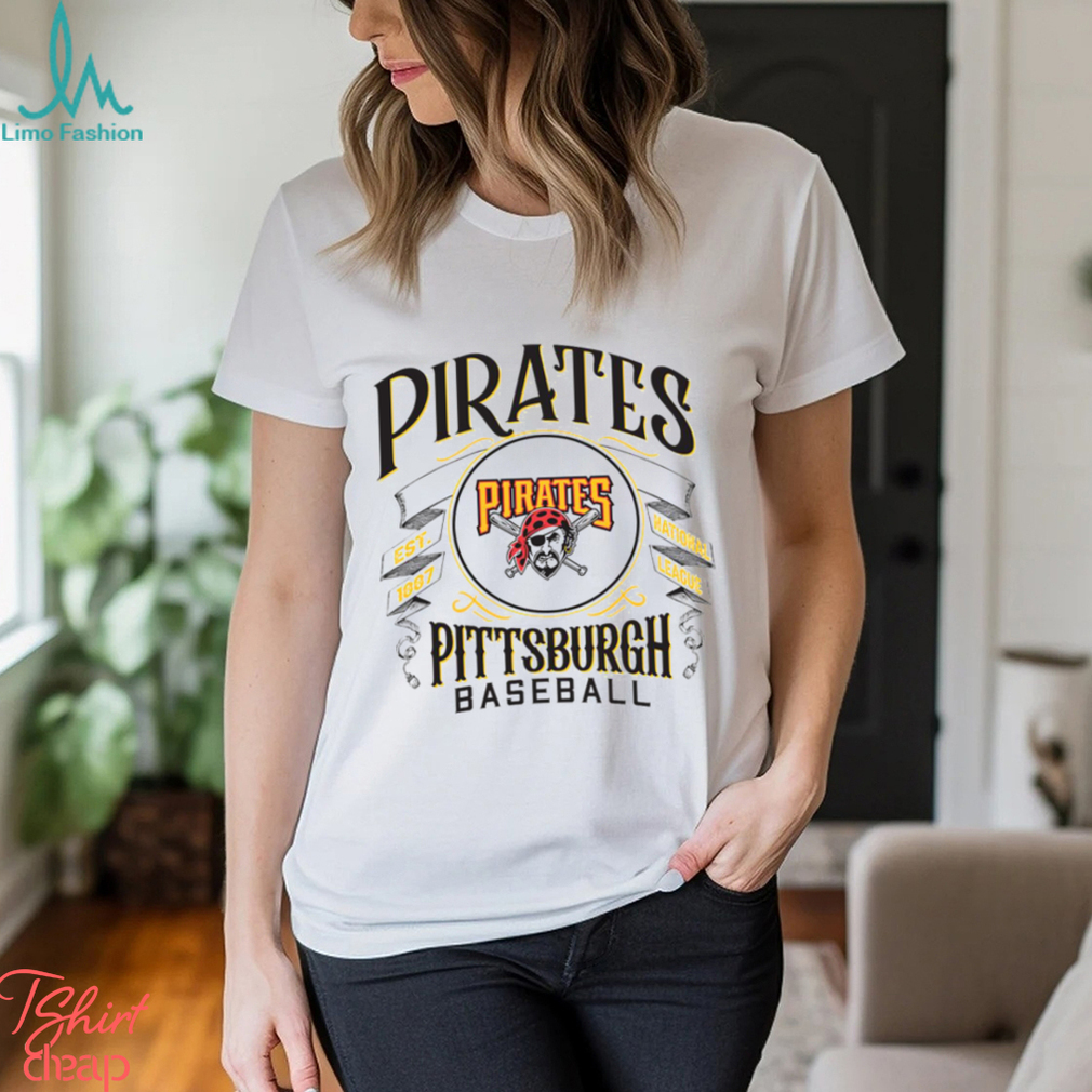 Vintage Pittsburgh Pirates T-Shirt Baseball Shirt Est 1887 Classic