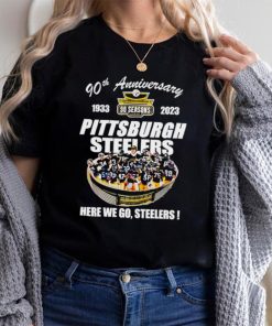 Official pittsburgh Steelers Here We Go The 2023 T-Shirts, hoodie