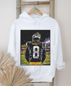 Pittsburgh Steelers QB1 Kenny Pickett Black And Gold Shirt