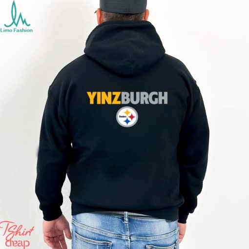 Pittsburgh Steelers team yinz burgh American foolball logo shirt