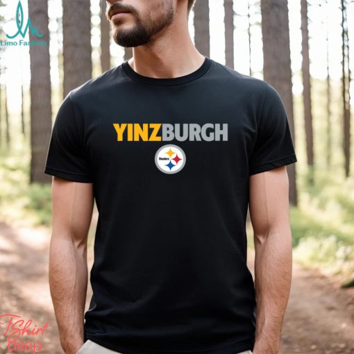 Pittsburgh Steelers team yinz burgh American foolball logo shirt