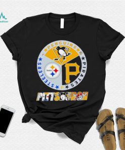 Pittsburgh sports teams logo Steelers Penguins and Pirates Shirt - Limotees