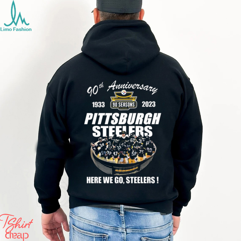 Official pittsburgh Steelers Here We Go The 2023 T-Shirts, hoodie