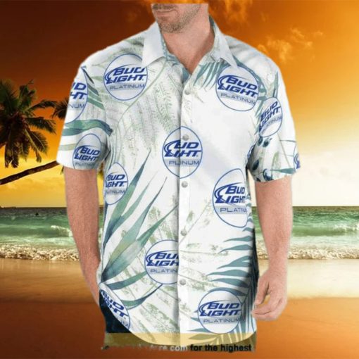 Platinum Bud Light Funny Hawaiian Shirt Gifts For Beer Drinkers