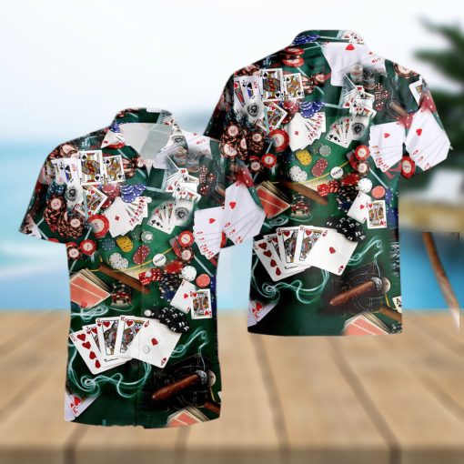 Poker Hawaiian Shirt Tropical Summer For Men And Women