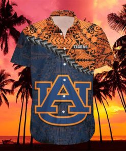 PolyPolynesian NCAA Auburn Tigers Hawaiian Shirt