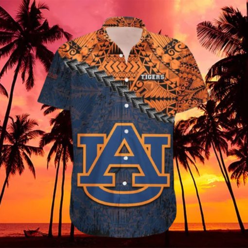 PolyPolynesian NCAA Auburn Tigers Hawaiian Shirt