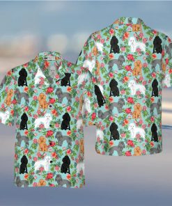 Poodle Shirt For Men Blud Hawaiian Shirt