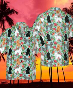 Poodle Shirt For Men Blud Hawaiian Shirt