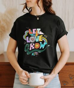 Product roots store let love grow pride shirt