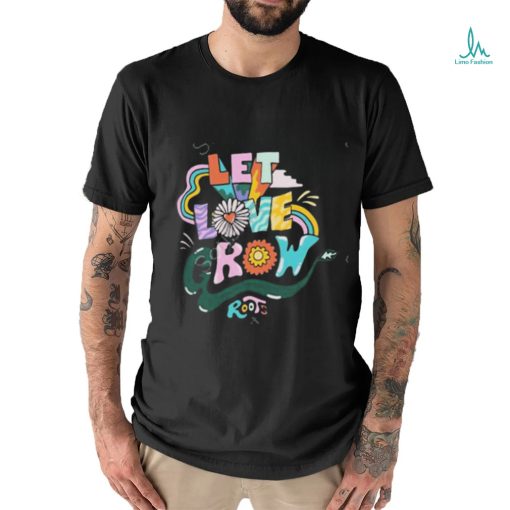 Product roots store let love grow pride shirt