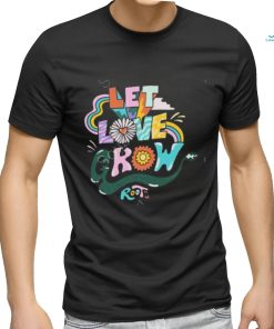 Product roots store let love grow pride shirt