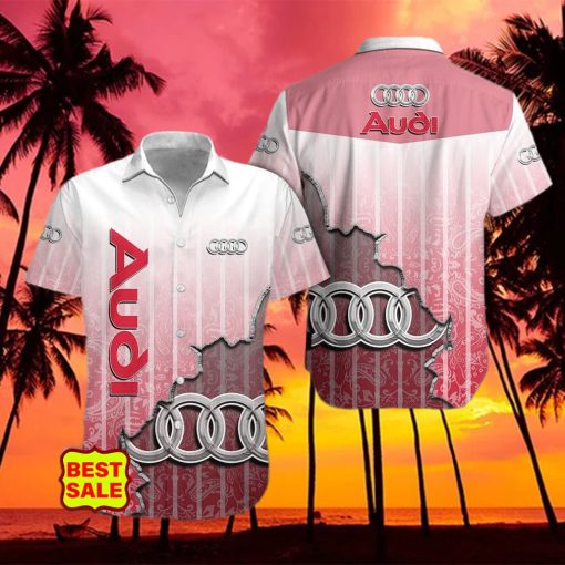 Racing Car Audi F1 Teams Logo Sumer Hawaiian Shirt