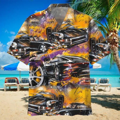 Racing Car Hawaiian Shirt