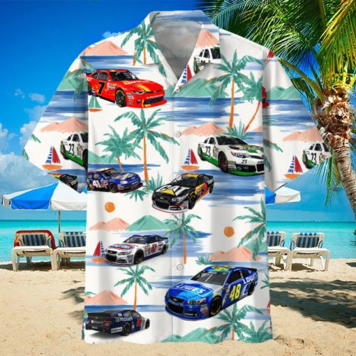 Racing Car Hawaiian Shirts