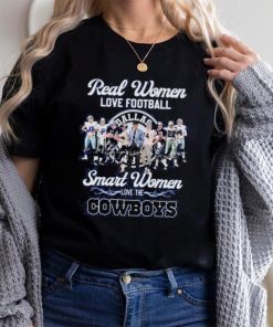 Real women love football smart women love the Cowboys legend team  signatures 2023 shirt - Limotees