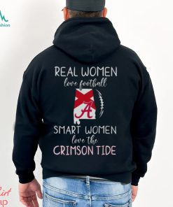 Real Women Love Football Smart Women Love The Alabama Crimson Tide 2023 shirt
