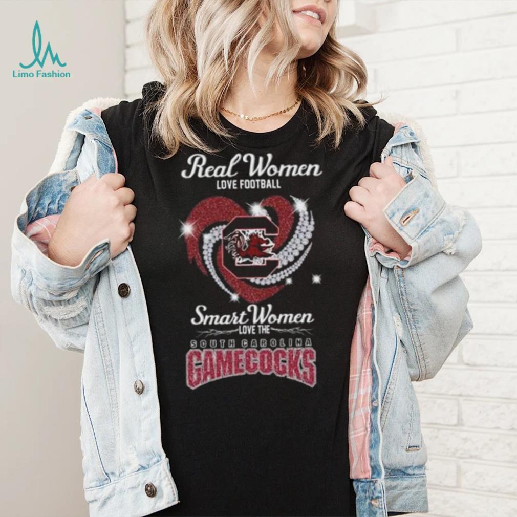 Real Women Love Football Smart Women Love The South Carolina Gamecocks 2023 Heart Diamond Shirt Real Women Love Football Smart Women Love The South Carolina Gamecocks 2023 Heart Diamond Shirt