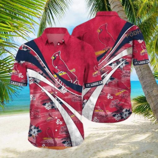 Red Aloha MLB St  Louis Cardinals Funny Hawaiian Shirt Best Beach Gift