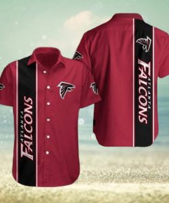 Red Aloha NFL Atlanta Falcons Hawaiian Shirt Gift For Football Fans