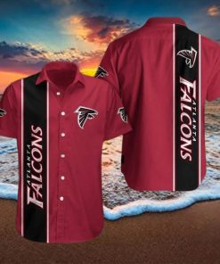 Red Aloha NFL Atlanta Falcons Hawaiian Shirt Gift For Football Fans