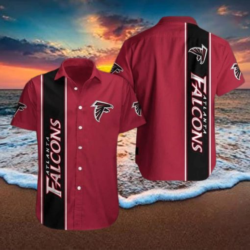 Red Aloha NFL Atlanta Falcons Hawaiian Shirt Gift For Football Fans