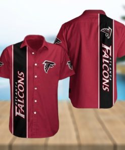 Red Aloha NFL Atlanta Falcons Hawaiian Shirt Gift For Football Fans