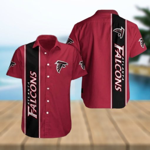 Red Aloha NFL Atlanta Falcons Hawaiian Shirt Gift For Football Fans