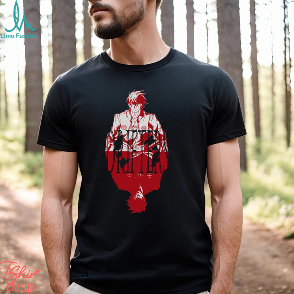 Red Graphic Drifters Design Anime Shirt