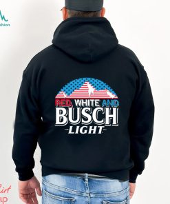 Red White and Busch Light 4th of July 2023 logo shirt