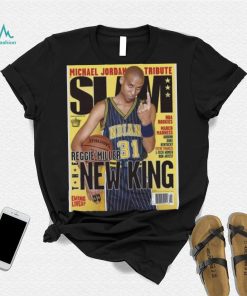 Reggie Miller Indiana Pacers NBA Slam Cover Tee Shirt