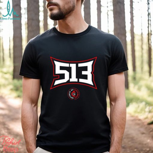 Republic of Cincinnati 513 logo shirt