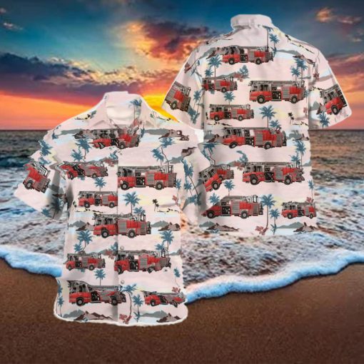 Request New Shirt Fire Truck Hawaiian Shirt